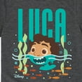 thumbnail image 3 of Luca - Half Human Half Sea Monster Luca  - Toddler And Youth Short Sleeve Graphic T-Shirt, 3 of 5