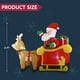 thumbnail image 5 of Papá Noel inflable en trineo Joiedomi de 1,8 m con LED de 6 pies, 5 of 9