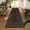 Black, variant on 2' x 6' Braided Jute Hallway Runner Rug,Non Slip Ultra Thin Washable Low-Pile Carpet for Laundry Room, Farmhouse Modern Mat Runner for Bedroom, Entryway, Hallway