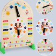 thumbnail image 2 of serony Preschool Education Clock Weather Season Learning Girls Knowledge Climate Weather Early Education Clock Clock Girls Toddlers, 2 of 9