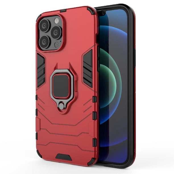 Funda para IPHONE 12 PRO MAX con Soporte Anillo Giratorio 360° y Protección Resistente a Golpes y Caídas