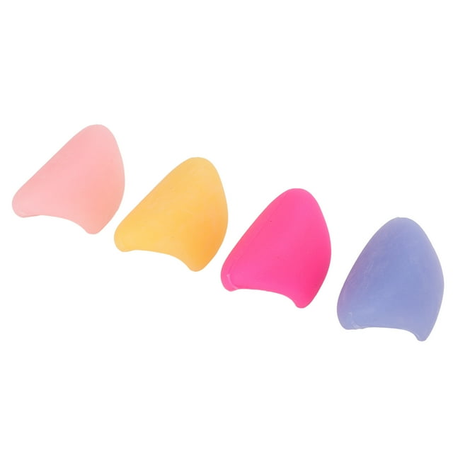 Loewten Flute Thumb Rest,4Pcs Flute Thumb Rest Cushion Silicone Soft Finger Cover For Flutes Wind Instrument,Flute Finger Rest