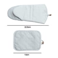 thumbnail image 2 of Un par de guantes con clip de mano aislante del calor, guantes resistentes al calor para cocina y hogar, guantes para horno, 2 of 5