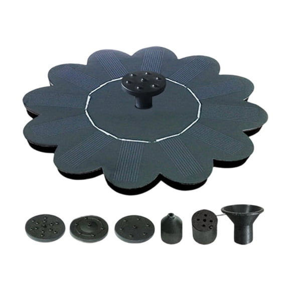 Btomtd Solar-powered Spout Outdoor Courtyard Swimming Pool Bathroom Garden Andscaping