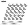 thumbnail image 3 of Home Decor 100 Sets Of Wire Fence Clips Cattle Panel Cage Clips Fence Clamp Aluminum Wire, 3 of 8