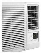 LG 7,600 BTU 115V Window-Mounted Air Conditioner with 3,850 BTU Supplemental Heat Function, LW8023HR
