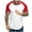 Wine, variant on ITSAME Men's Raglan T-Shirt, Round Neck Color Block Short Sleeve 2025 Summer Fashion Causal Tee Gray L