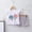 White, variant on Girls 2 Piece Outfits Summer Clothes Short Sleeve Soft T Shirts and Casual Shorts Kids Clothing Sets Pink Size 6T