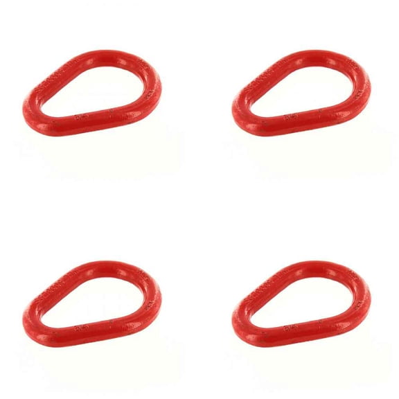 3/8" Pear Link for Wire Rope - 4 Pack