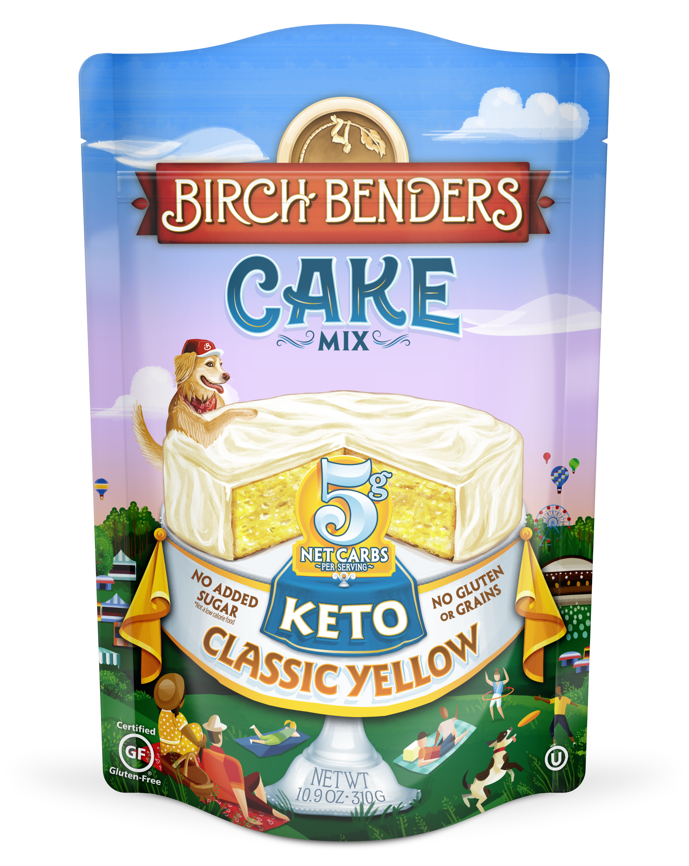 Birch Benders Keto Classic Yellow Cake Mix, 10.9oz