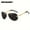 Golden Grey, variant on RoyalHot  Polarized Frog Mirror Metal Riding Outdoor Driving Fashion Glasses UV400
