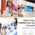 thumbnail image 4 of Tianyeda for Samsung Galaxy A15 Case Wallet Card Holder Zipper Leather Flip Cover Crossbody Wrist Strap with Stand A4, 4 of 5