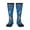 3 Black, variant on Skater Dog print thigh-high socks, crafted for both men and women with a stretchy, high-opaque design perfect for daily wear