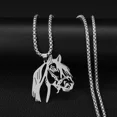 thumbnail image 1 of Stainless Steel Hug Cute Pet Cat Couple Pendant Necklace for Women Girls Fashion Exquisite Gift, 1 of 5