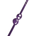 thumbnail image 3 of HUGFEGWE Collier Ras-du-Cou Squelette Cool d'Halloween Collier Punk Collier Ras-du-Cou Ras-du-Cou en Cuir PU Bijoux de Cosplay CA919-100618, 3 of 8