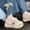 Blue, variant on Star White Sneakers for Women 2025 New Model | Versatile Breathable Spring and Autumn Thick-Soled Casual sneakers for Women, faux leather Upper, Mesh Inner, Rubber Sole, Lace-up Closure