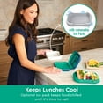 Kids Chill LeakProof Lunch Box Included Reusable Ice Pack Keeps Food