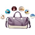 thumbnail image 4 of Bolso deportivo impermeable para mujer, compañero de fin de semana para hombre con compartimento para zapatos y bolsa para artículos húmedos Bolso versátil para gimnasio y viajes, 4 of 5
