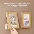 thumbnail image 5 of Polyethylene And Nylon Picture Hanging Strips, Damage Free Strong Adhesion for Indoor Outdoor Use, Suitable for Smooth Surfaces, Easy Application, 36 Pairs (72 Strips), 5 of 5