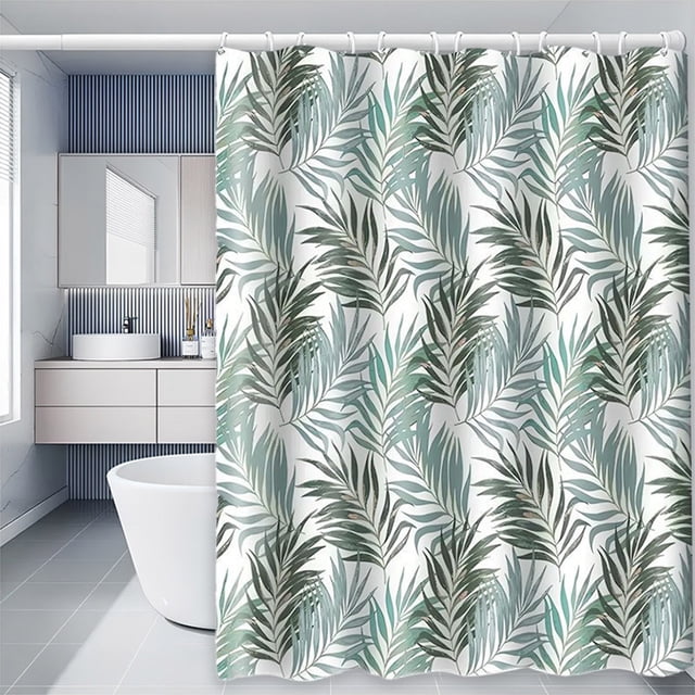 Xihbxyly Cortina de Ducha Moderna, Diseño Geométrico, Tela Impermeable, Tamaño Extragrande con 12 Ganchos, Fácil de Lavar a Máquina, Decoración para El Baño, Unisex, Secado Rápido.