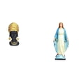 thumbnail image 1 of Estatua de mujer africana,Estante de oficina con estatua de mujer africana,Adorno de figura de resina delicado para el hogar,Estatua católica,Colección de estatuas y figuras religiosas, 1 of 8