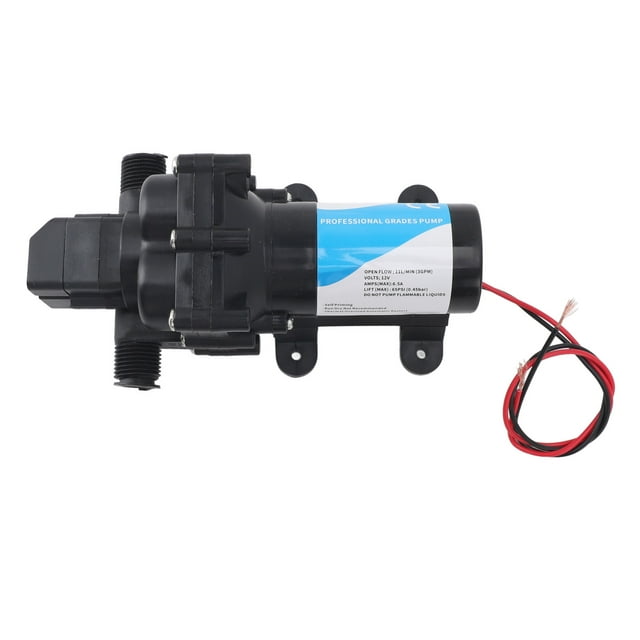 Bomba De Agua, Potente Bomba De Agua Marina De Plástico De Limpieza Por Nebulización De 12 V CC Autocebante De Alta Eficiencia Para Yates
