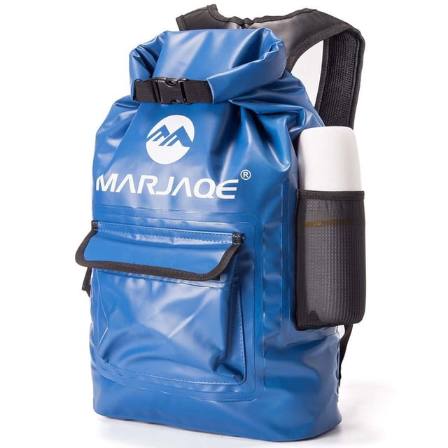 Soidarity Bolsa seca impermeable 22L de camuflaje de gran capacidad con hebilla con bolsillo para teléfono Paquete de deportes acuáticos Deportes acuáticos Azul Soidarity OD025905-01