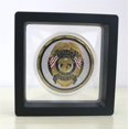 thumbnail image 4 of SH Challenge Coin Display Frame, 3D Floating Display Case Stand Holder, Medallion Medal Specimen Military Coin Clear Box (Black), 4 of 4