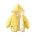thumbnail image 3 of Hicidod Baby Winter Jackets Hooded Long Sleeve Warm Down Coats Lightweight Windproof Packable Cute Dinosaur Puffer Outerwear, 3 of 7