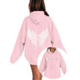 thumbnail image 6 of Girls Kids Graphic Zip Hoodie Sweatshirt for Casual Wear Comfort Knit Apparel for Girls Hoodie with Playful Print Size 12-13 Years, 6 of 6