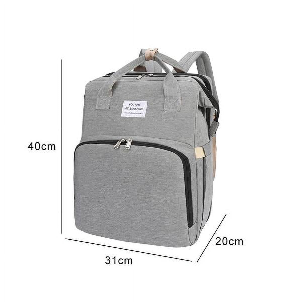 Awmazing Baby Convertible Baby Diaper Bag - Multi-Purpose Travel Baby Bag Bassinet & Changing Pad