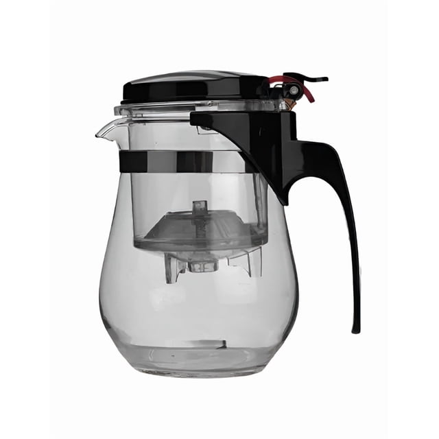Tetera Xtellar Mágica Vidrio Infusiones Té 500ml transparente