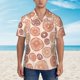 thumbnail image 2 of Balery Mushrooms2 Camisas hawaianas de manga corta para hombre, camisas playeras de corte holgado, camisas de vacaciones con botones,3X-Large, 2 of 7