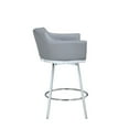thumbnail image 5 of Chintaly Modern Club Counter Stool W/ Memory Swivel, 5 of 6