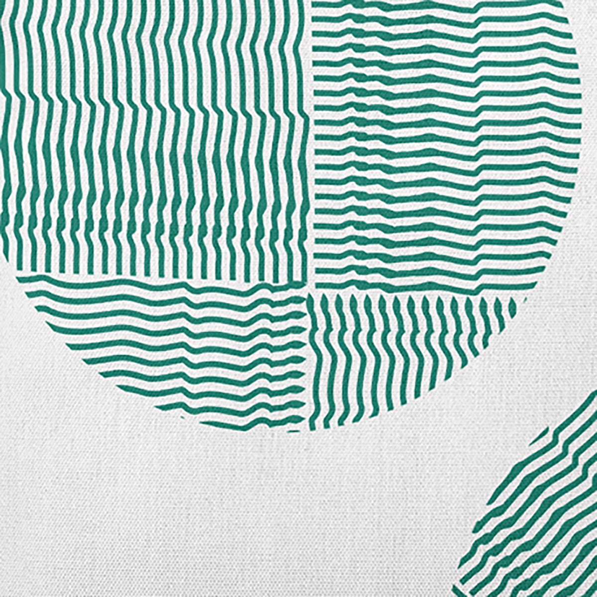 Simply Daisy 20-inch Square Circles Polyester Indoor Pillow, Kelly Green Qty 1
