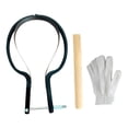 thumbnail image 4 of de raquetas de tenis de mesa negro y resistente, compatible con todas las curvas de raquetas, incluye guantes, práctico diseño de arco,, 4 of 8
