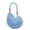 Blue, variant on Womens Handwoven Seaside Themed Crossbody Bag with Seashell Conch Accents Snail Shell Woven Tote Purse Crochet Summer Beach Boho Shoulder Bag