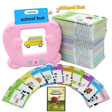 Talking Flash Cards for Boys and Girls, Speech Therapy Toys, Autism Sensory Toys for Autistic Children, Learning Montessori Toys with Gift Package, 224 Sight Words Talking Flash Cards
