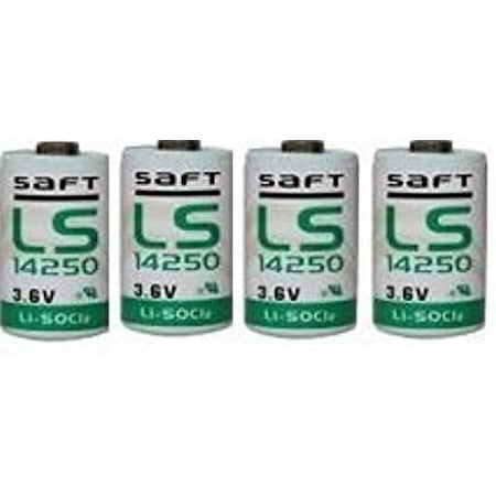 Saft 1/2AA Size Lithium Batteries (3.6V & 1200 mAh)  4 pack price history on PriceWatchPro