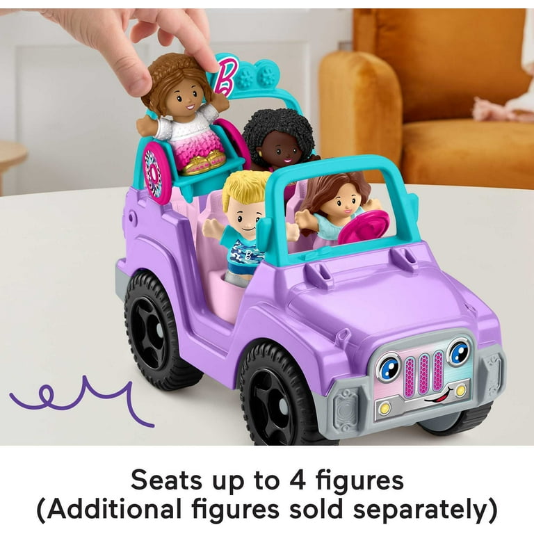 Fisher Price Barbie Beach Cruiser Playset Little People Toy Car with Music 2 Figures for Kids Walmart