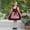 Wine, variant on Little Girls Dirndl Dress 5-14Y Puff Short Sleeve Floral Print Oktoberfest Costume Dress with Matching Head Scarf Purple 5-6 Years