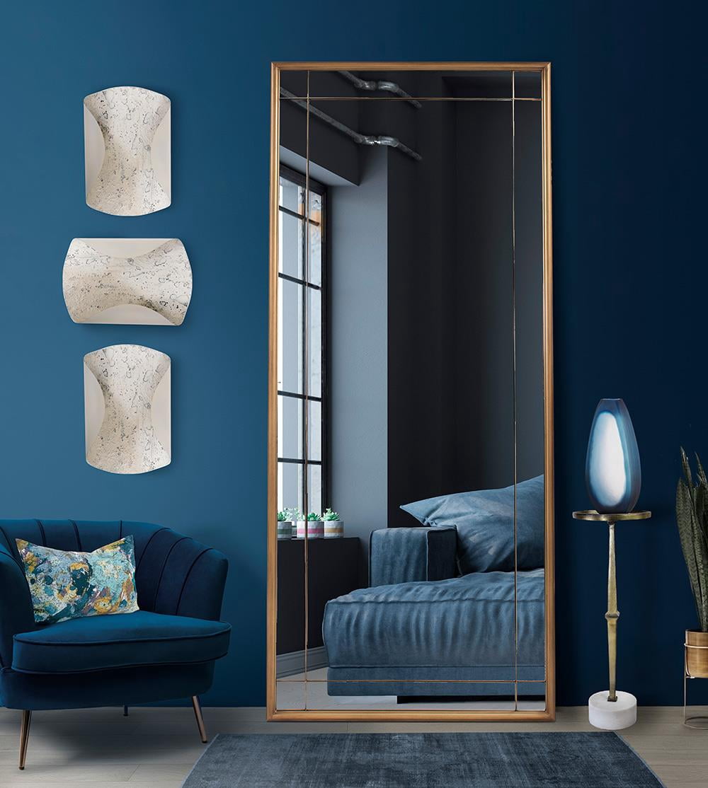 Tyler Dillon French Panel Framed Decorative Wall Mirror