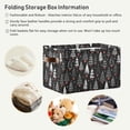 thumbnail image 5 of GZHJMY Christmas Tree Rectangular Storage Bins, 2 PCS Collapsible Toy Storage Bins, Waterproof Canvas Rectangular Storage Bin with Leather Handles for Closets,Bedrooms,Kids Toy,Gift Baskets, 5 of 6