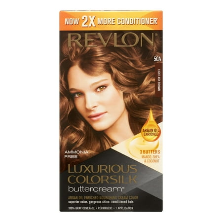 revlon colorsilk buttercream ash brown light luxurious hair 50a