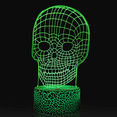 thumbnail image 1 of Luz nocturna de ilusión de rey calabaza de ciudad de Halloween, iluminación creativa para niños, 1 of 6