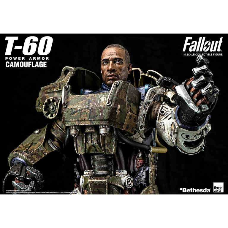 THREEZERO - Fallout T-60 Camouflage Power Armor 1/6 Scale Figure