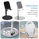 thumbnail image 4 of Sidaley Soporte para teléfono móvil, soporte para tableta y teléfono para oficina en casa, soporte antideslizante de escritorio ajustable Teléfono y Comunicación negro, 4 of 6