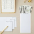 thumbnail image 3 of 100-Pack #7 Small Money Envelopes for Cash 3.5x6.5 in, White 130 gsm, Self-Adhesive Paper Currency Envelopes for Budgeting, Saving Challenges, Banks, Coins, Seed Packets, Tips, 3 of 10