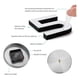 thumbnail image 4 of Reloj Minimalista de números pared Gigante HappyWare 3D DIY Color Negro, 4 of 5