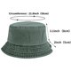 thumbnail image 4 of Package Washed Cotton Bucket Hats Foldable Summer Hat Travel Beach Sun Hat Solid Color For Men Women, 4 of 5